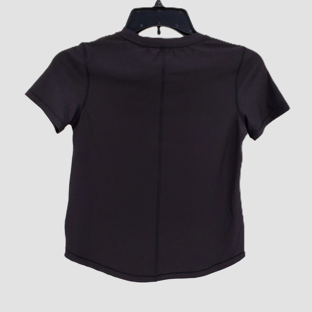 DSG Girls Size S 8-9 Movement Tee Pure Black Short Sleeve Athletic Shirt New - Picture 2 of 9